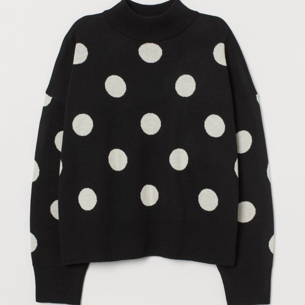 Women's H&M Knit Mock-turtleneck Sweater Size S